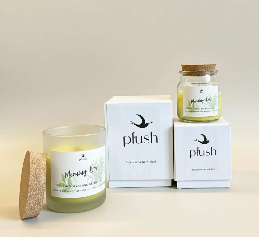 Morning Dew – Lemongrass & Green Tea Luxury Candle