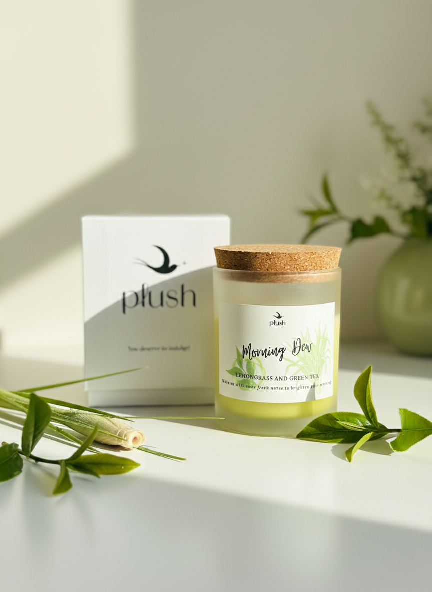 Morning Dew – Lemongrass & Green Tea Luxury Candle