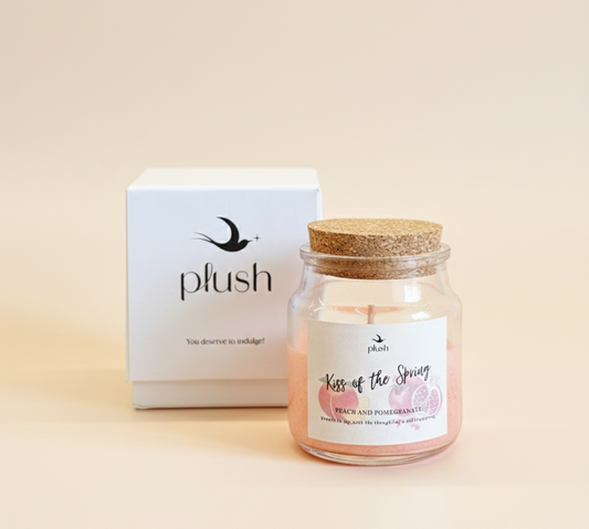 Kiss of the Spring - Peach and Pomegranate Candle