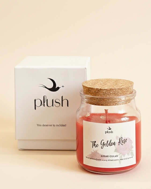 The Golden Rose – Kesar Gulab Candle