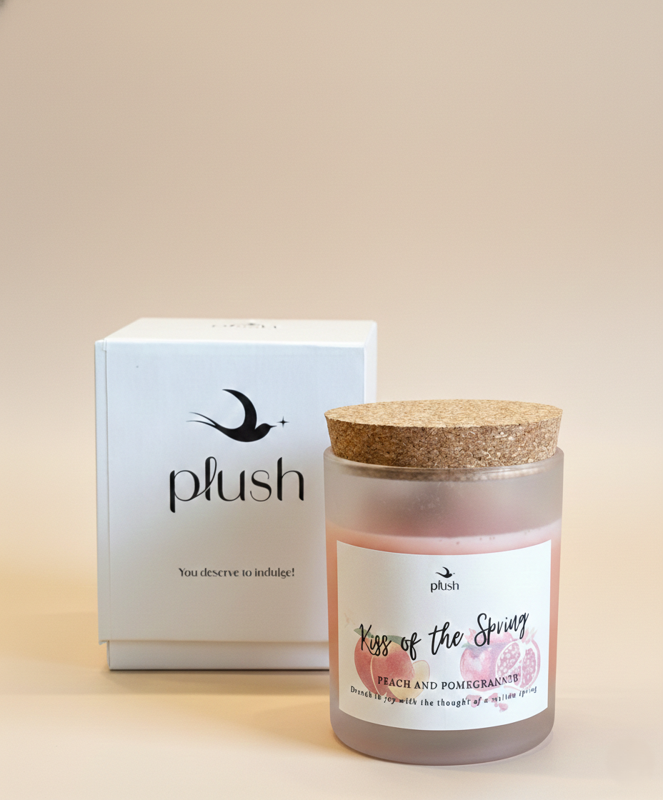 Kiss of the Spring - Peach and Pomegranate Candle